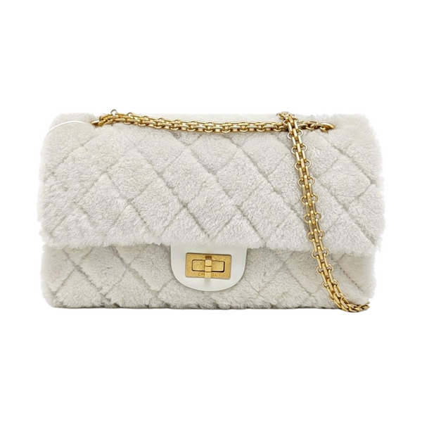 2.55 225 (small) Quilted Sheepskin White