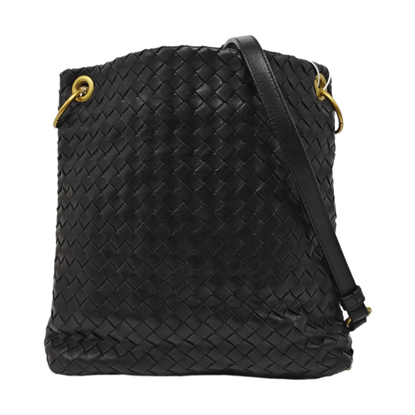 Calfskin Shoulder Bag Black