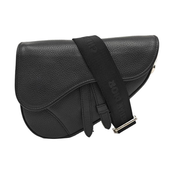 Saddle Mini Calfskin Black