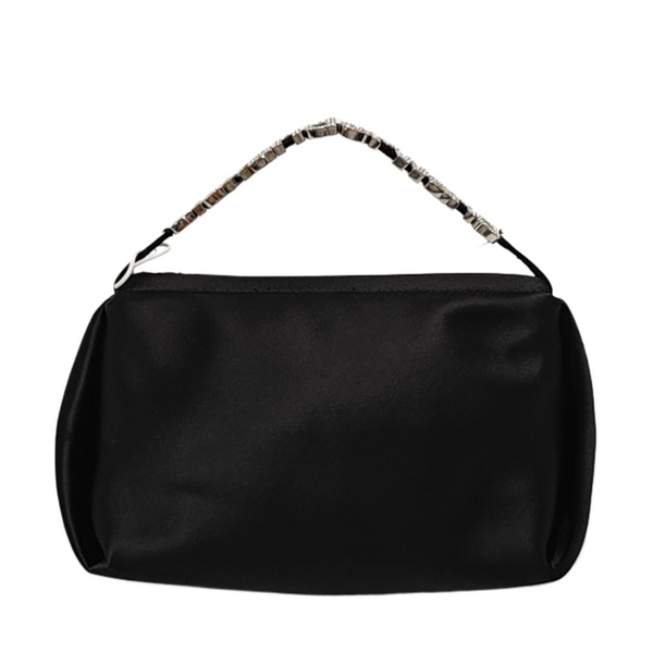 Fabric Top Handle Bag Black