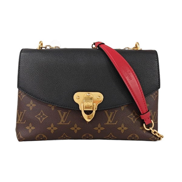 SAINT PLACIDE Monogram Coated Canvas Black