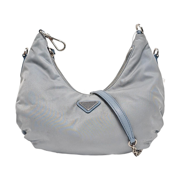 Nylon Shoulder Bag Blue