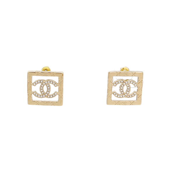 Metal Gold Stud Earrings