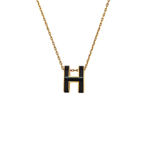 Pop H Metal Rose Gold Necklace