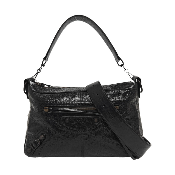 Lambskin Shoulder Bag Black