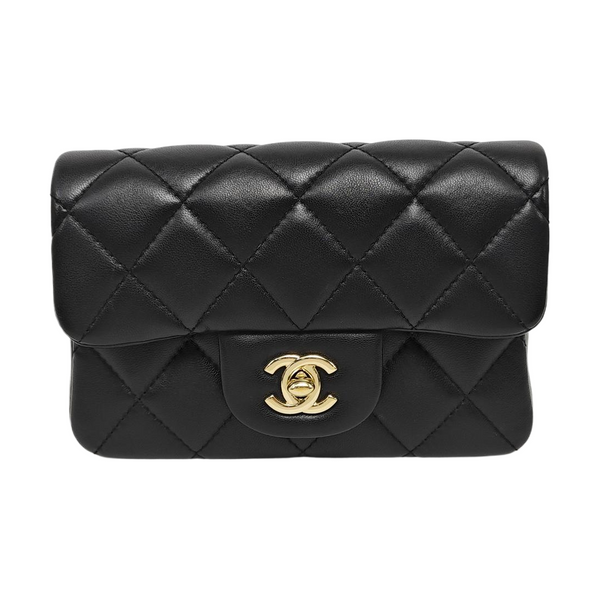 CLASSIC FLAP Mini Quilted Lambskin Black