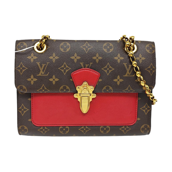 VICTOIRE Monogram Coated Canvas Brown