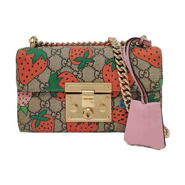 Authenticated pre-owned Padlock Small Monogram Coated Canvas Multicolor - Crossbody Bag at Looply