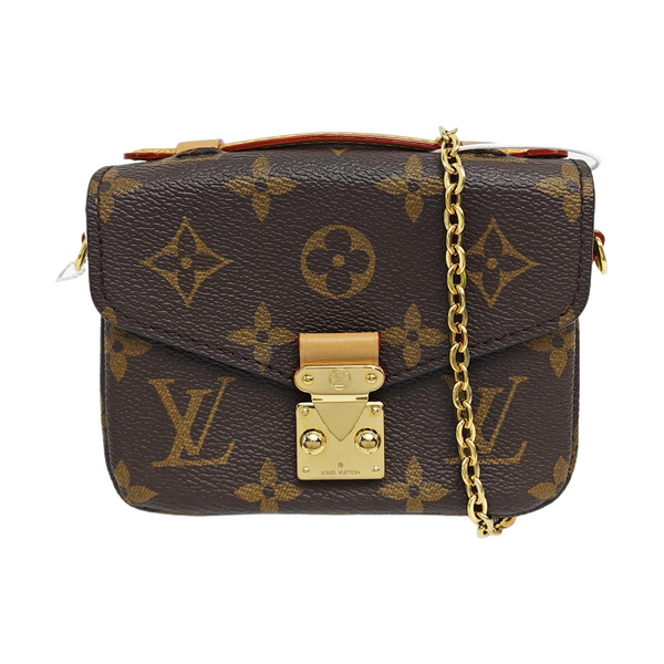 MÉTIS Micro Monogram Coated Canvas Brown