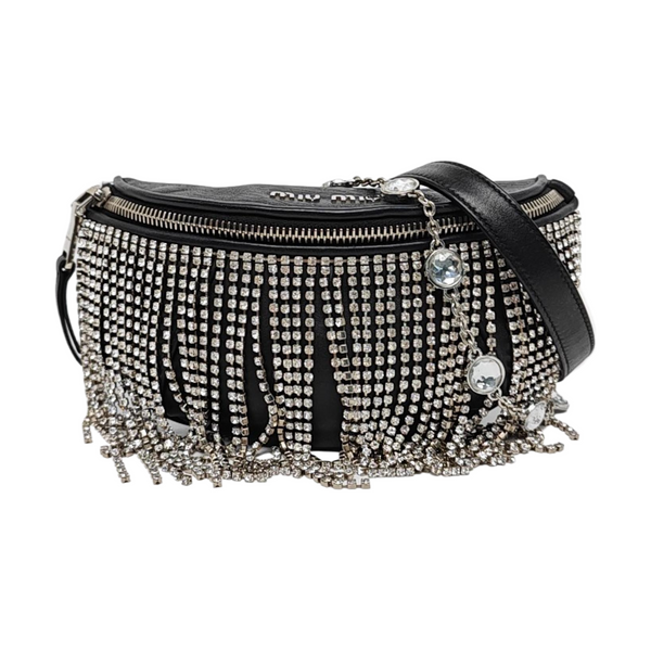 Fringed Lambskin Black