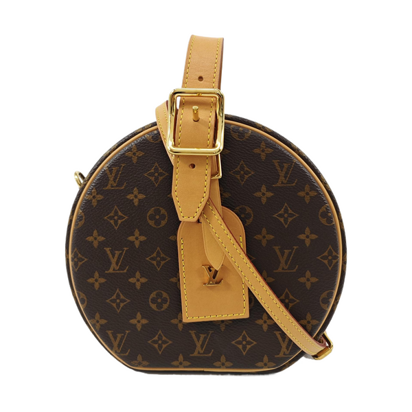 BOITE CHAPEAU PM Monogram Coated Canvas Brown