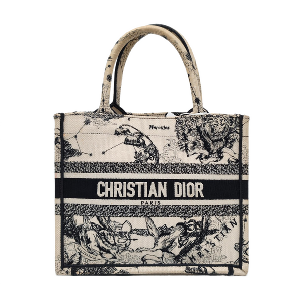 Book Tote Small Canvas White