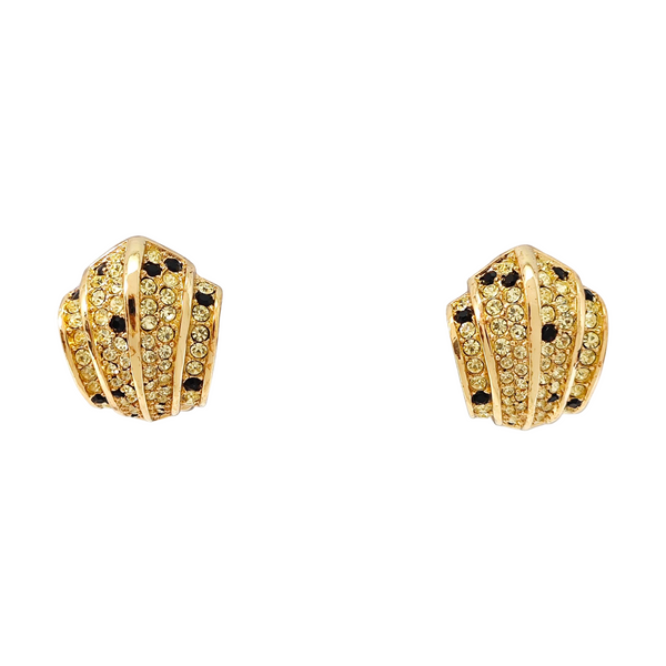 Metal Gold Clip On Earrings