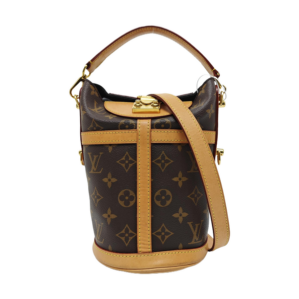 DUFFLE Monogram Coated Canvas Brown