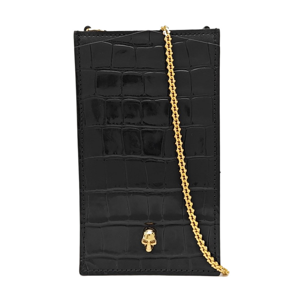Calfskin Shoulder Bag Black