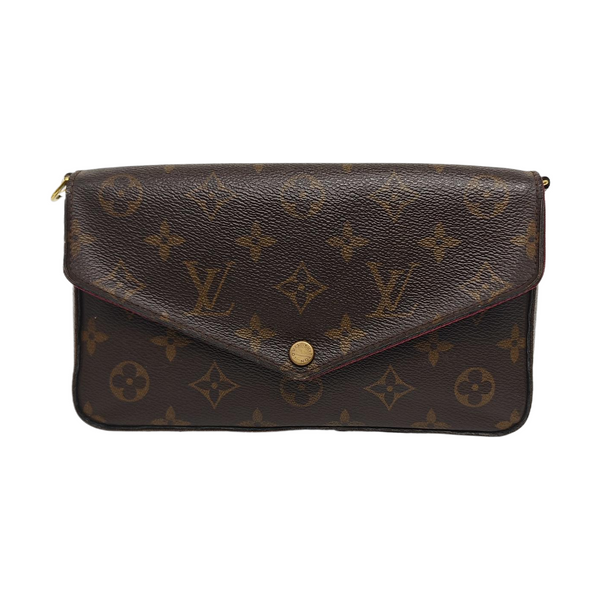 FÉLICIE Monogram Coated Canvas Brown