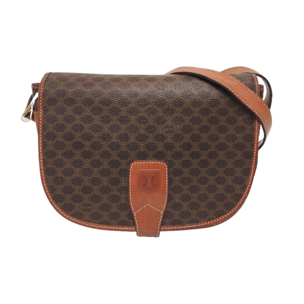 MACADAM CLUTCHES Coated Canvas Brown