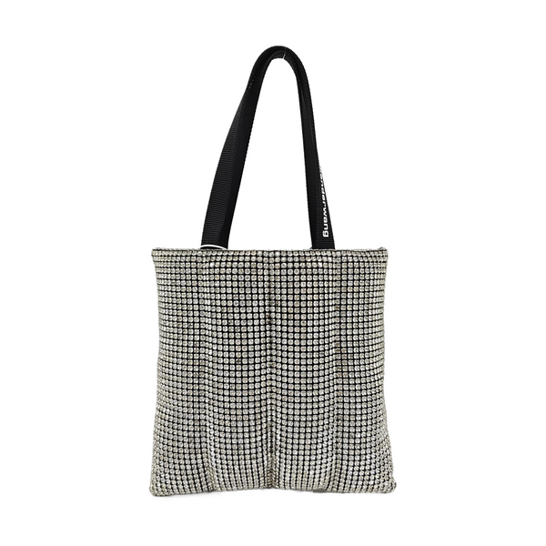 Lab-Grown Diamond Top Handle Bag Black