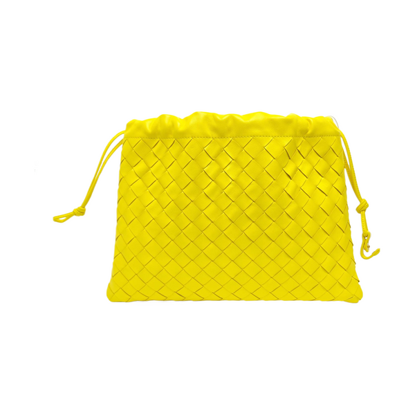 The Pouch Large Calfskin Yellow