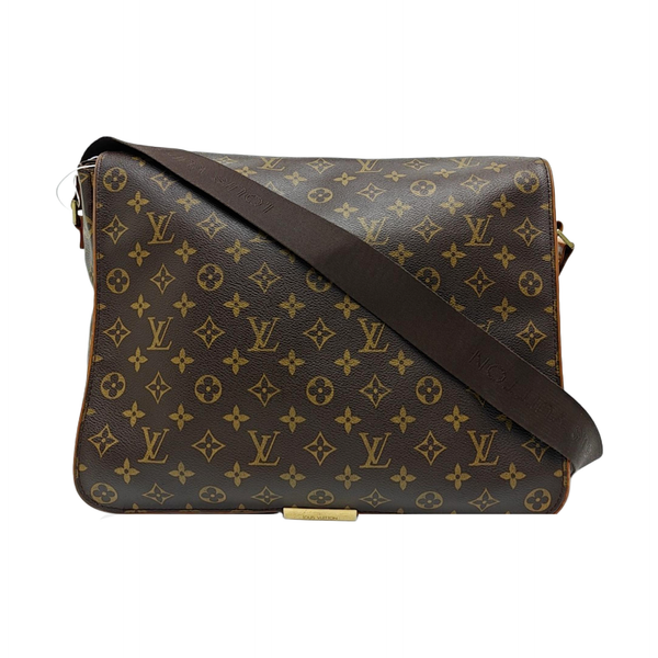 VALMY Monogram Coated Canvas Brown
