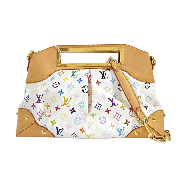 LV × TM JUDY Monogram Coated Canvas White