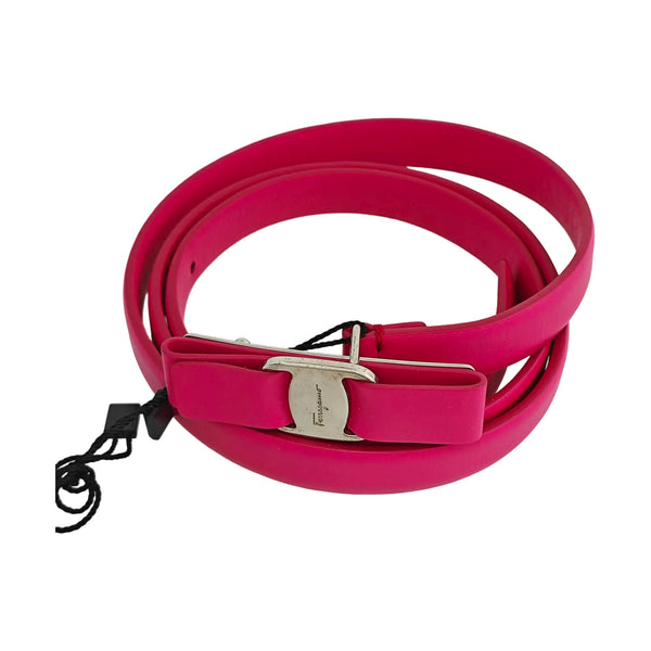 Leather Belt Red