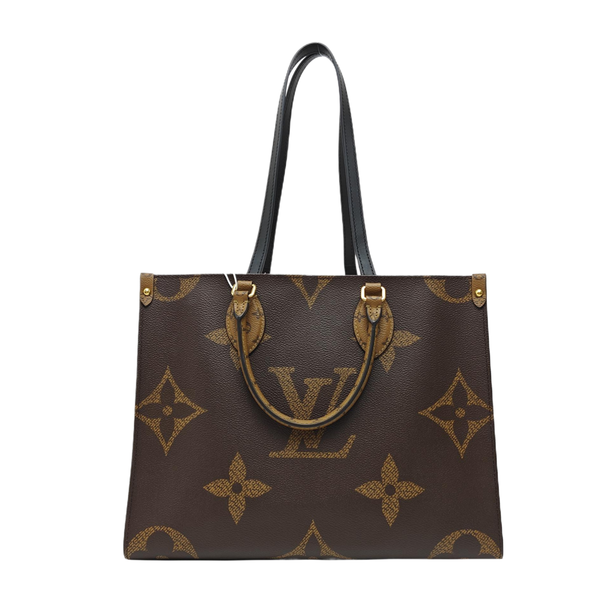 ONTHEGO MM Monogram Coated Canvas Brown