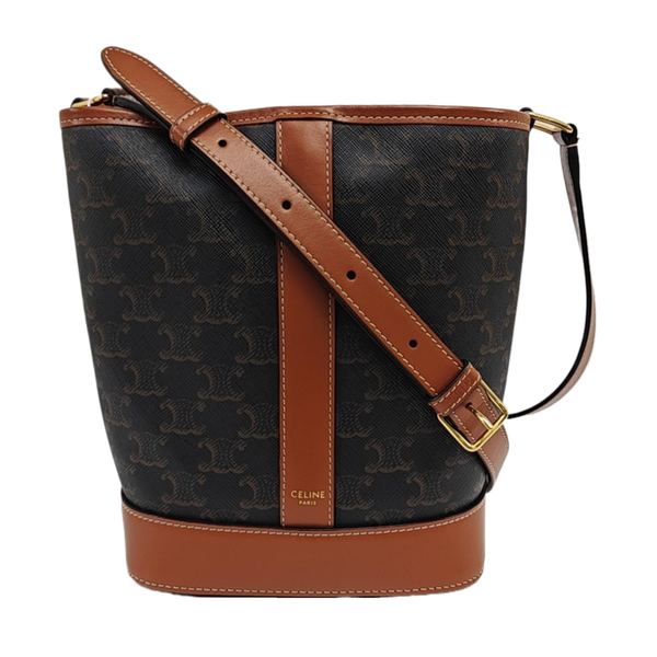 TRIOMPHE CANVAS Small Coated Canvas Brown