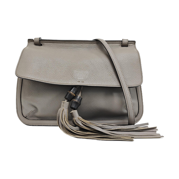 Bamboo 1947 Medium Calfskin Gray