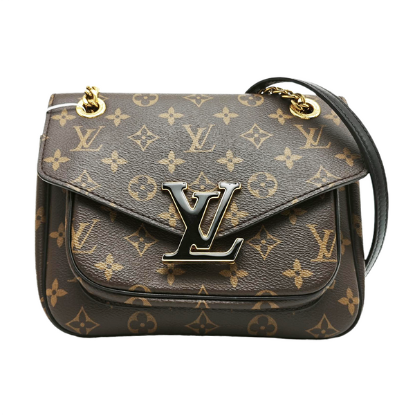 PASSY Monogram Coated Canvas Brown