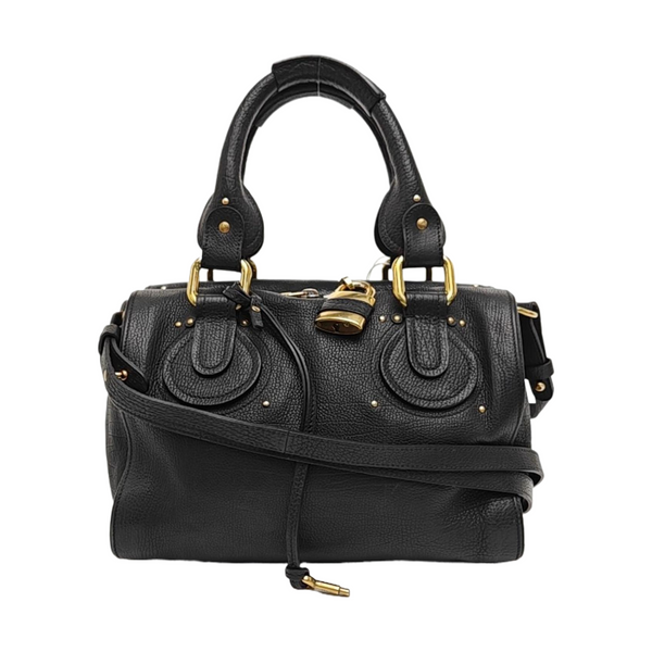 Calfskin Shoulder Bag Black