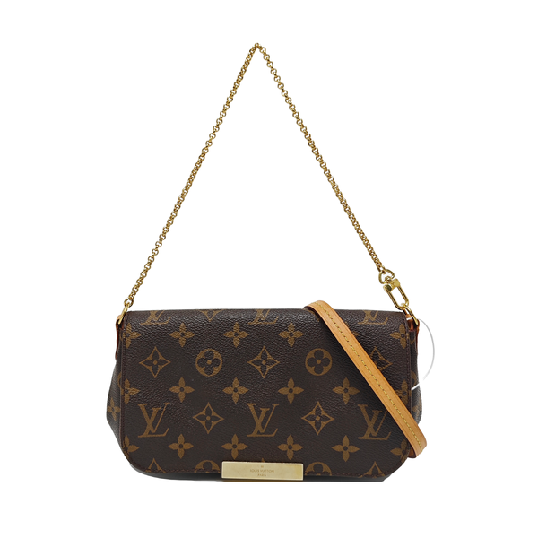 FAVORITE PM Monogram Coated Canvas Brown