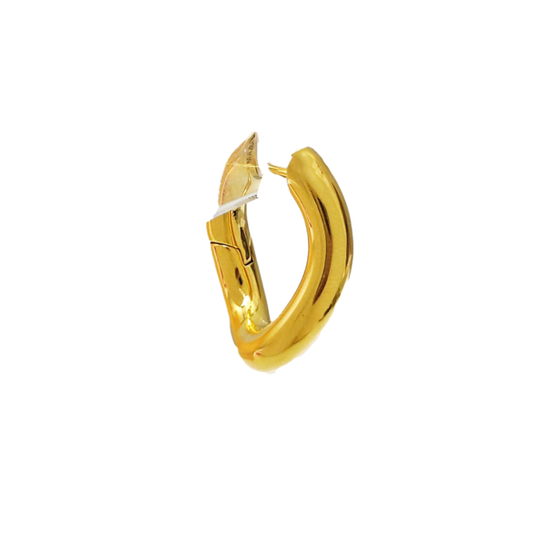 Metal Gold Stud Earrings