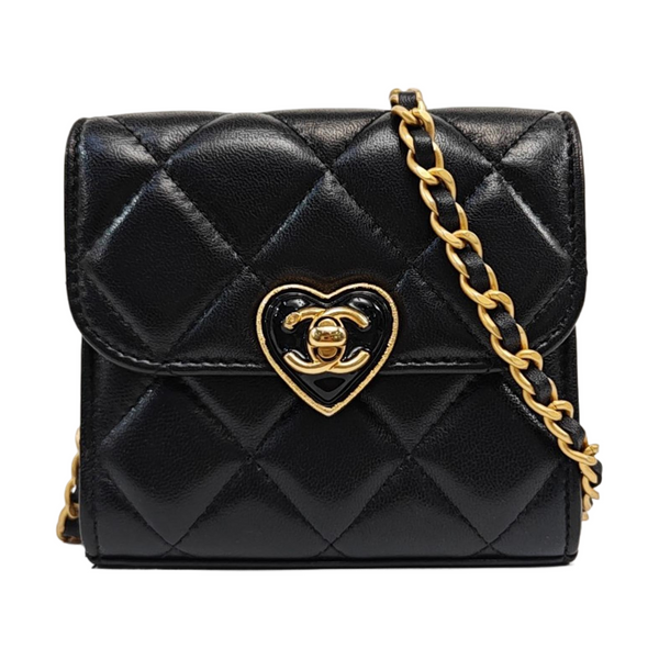 Quilted Lambskin Black
