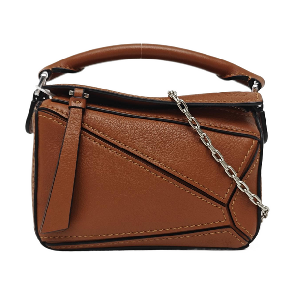 Puzzle Nano Calfskin Brown