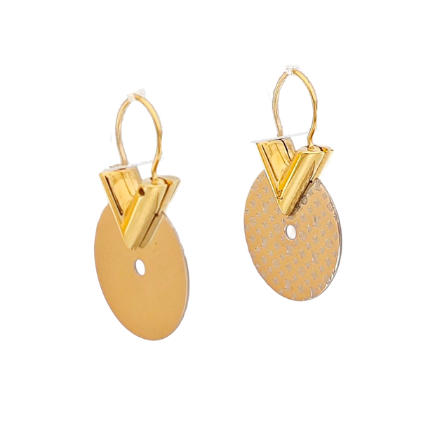 Metal Gold Stud Earrings
