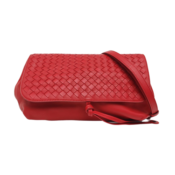 Calfskin Shoulder Bag Orange