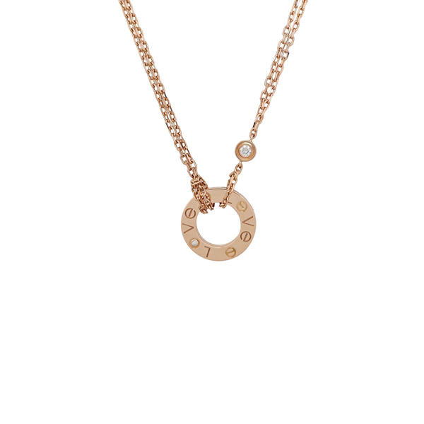 LOVE 18k Rose Gold Necklace