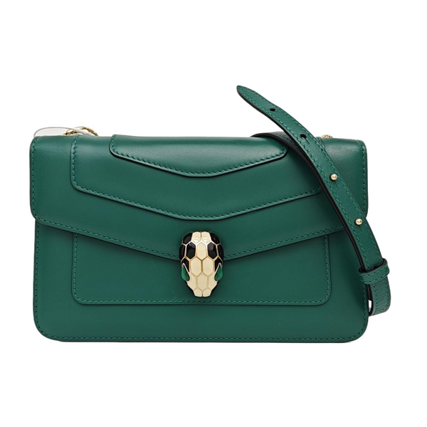 SERPENTI FOREVER Small Calfskin Green