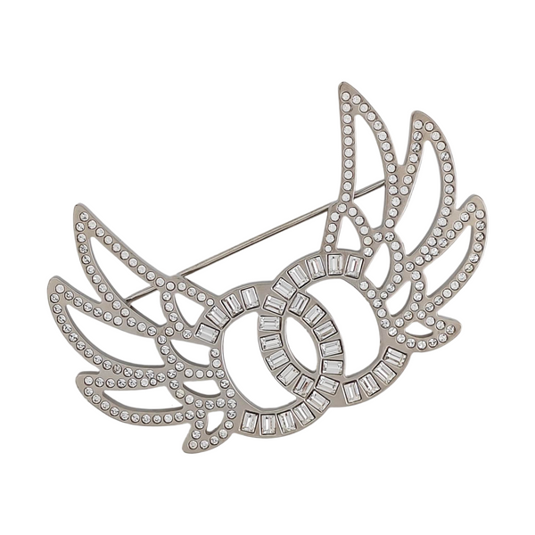 Metal Silver Brooch