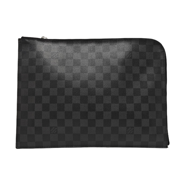 JOUR GM Damier Graphite Coated Canvas Gray