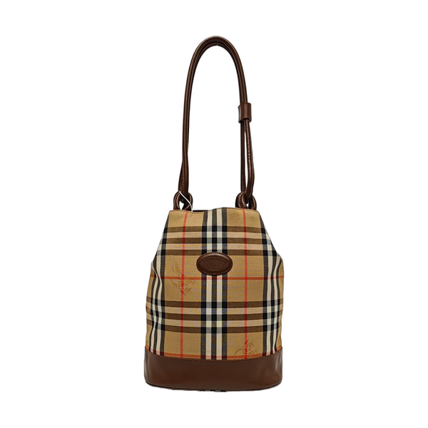 Canvas Bucket Bag Beige