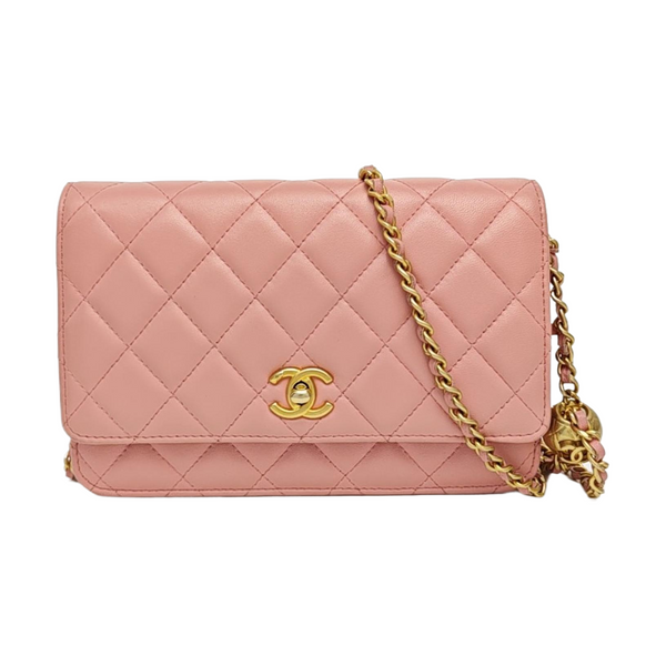 TRENDY CC Quilted Lambskin Pink