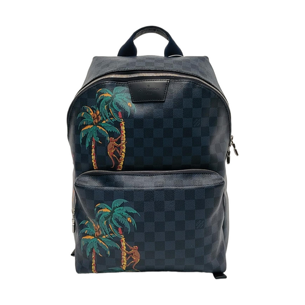 APOLLO Damier Coated Canvas Blue