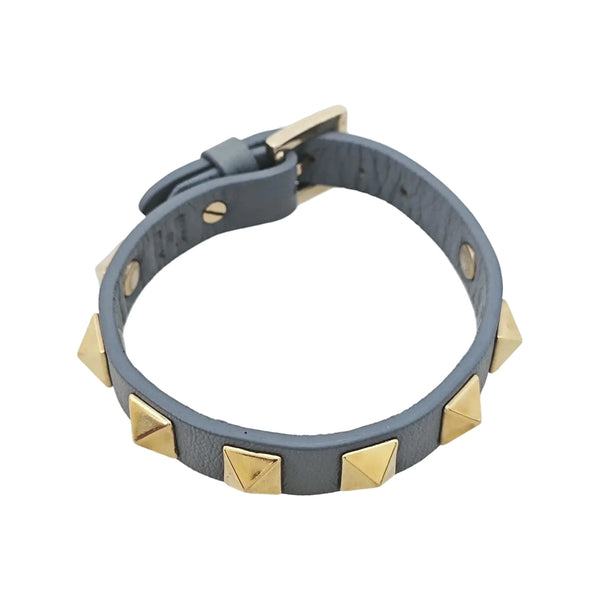 Leather Blue Bracelet