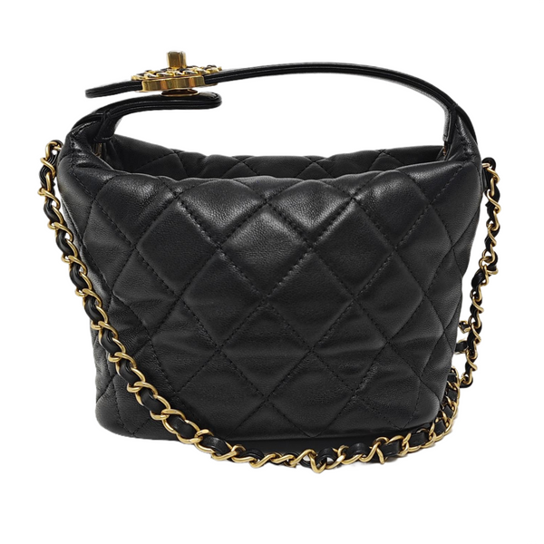 Quilted Lambskin Black
