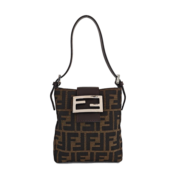 Canvas Top Handle Bag Brown