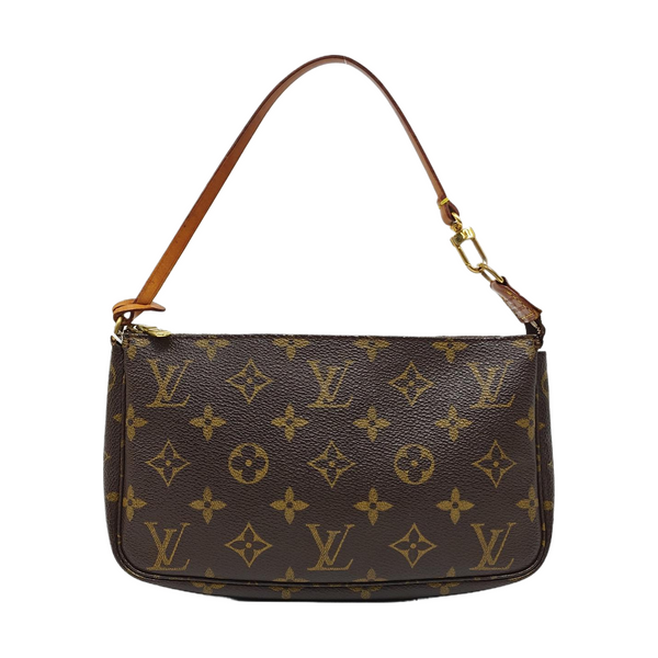ACCESSOIRES Monogram Coated Canvas Brown