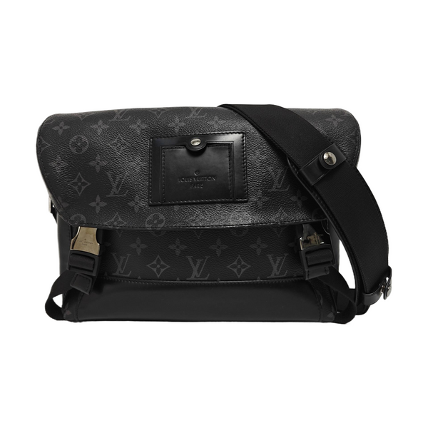 VOYAGER PM Monogram Coated Canvas Black