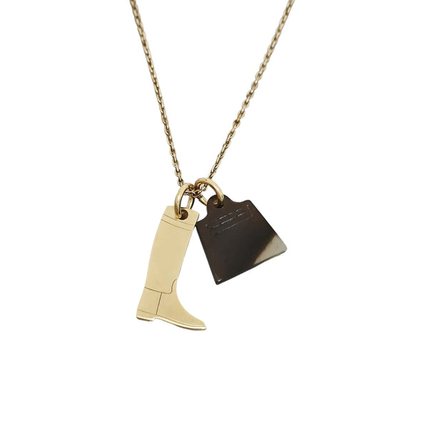Amulette Metal Gold Necklace